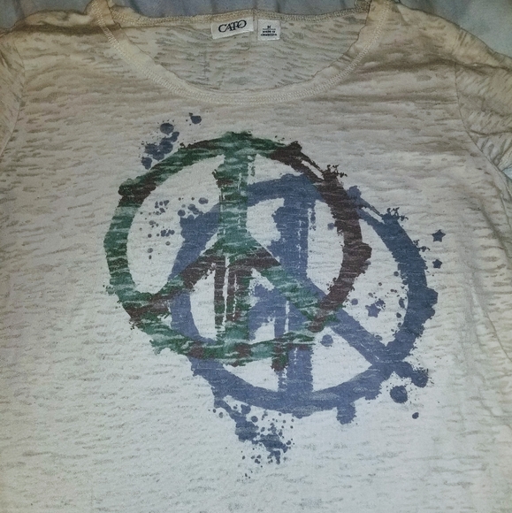 Peace sign top - Picture 2 of 4